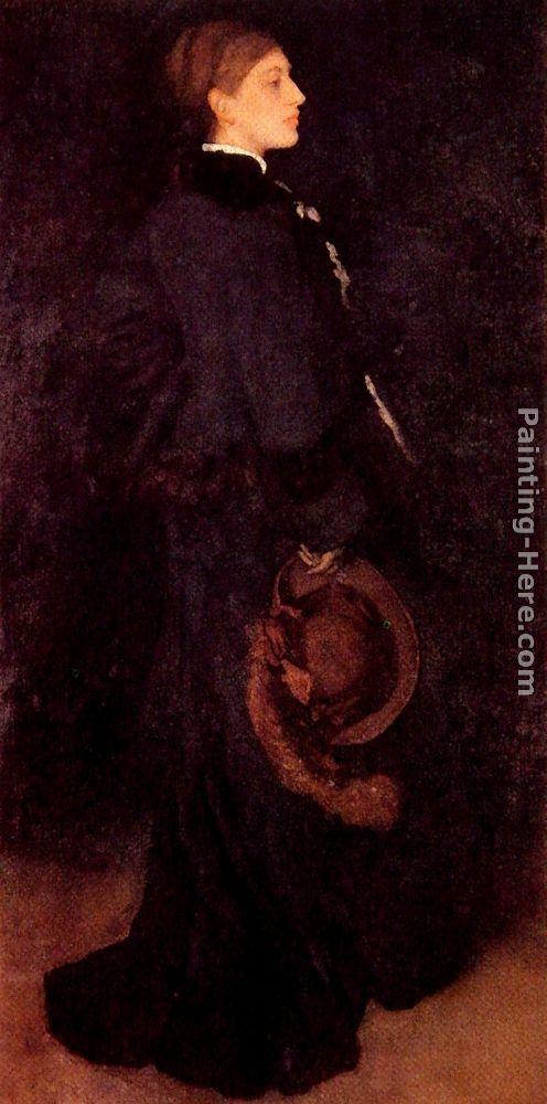 James Abbott McNeill Whistler Arrangement in Brown and Black Portrait of Miss Rosa Corder
